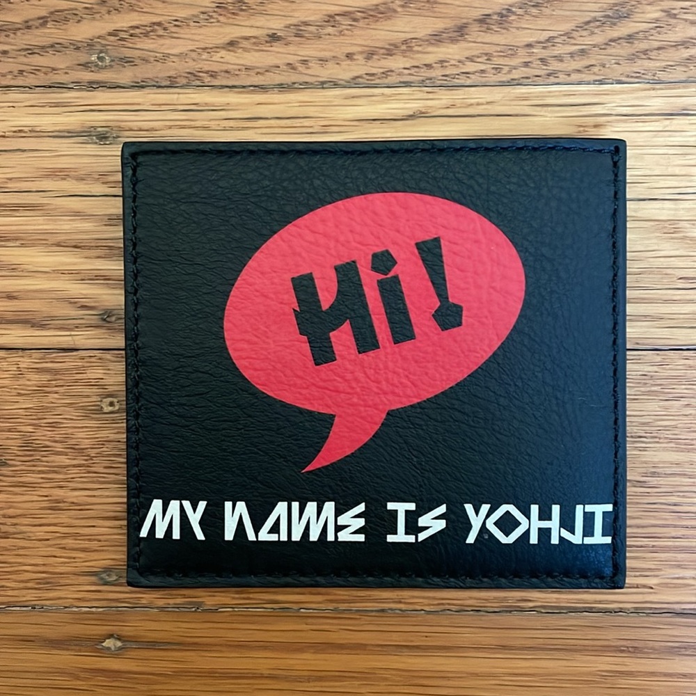 Y-3 Leather Cardholder NWT